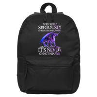 Dragon People Should Seriously Stop Expecting Normal From Me 16 in Basic Backpack