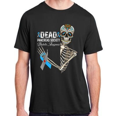 Dead Pancreas Society Diabetes Awareness Day Sugar Skeleton Adult ChromaSoft Performance T-Shirt