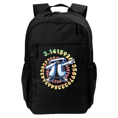 Dabbing Pi Symbol  Youth Math Teacher Pi Day Daily Commute Backpack
