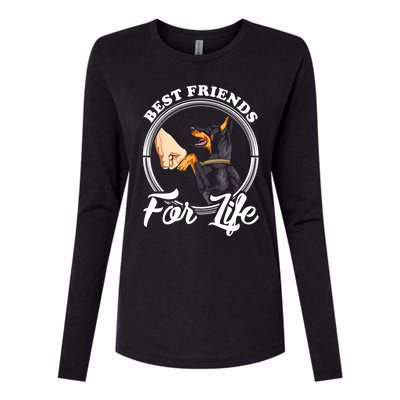 Doberman Pinscher Shirt Funny Doberman Lover Womens Cotton Relaxed Long Sleeve T-Shirt