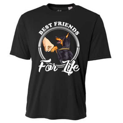 Doberman Pinscher Shirt Funny Doberman Lover Cooling Performance Crew T-Shirt