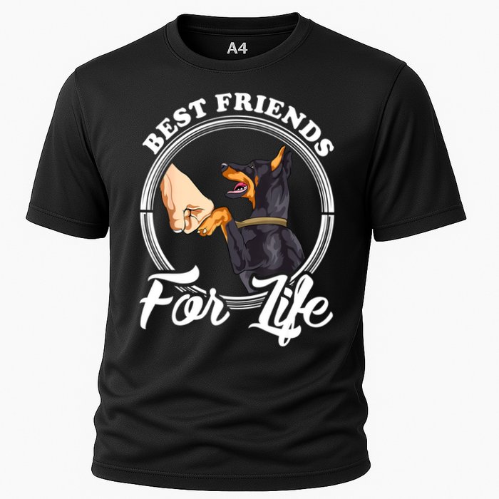 Doberman Pinscher Shirt Funny Doberman Lover Cooling Performance Crew T-Shirt