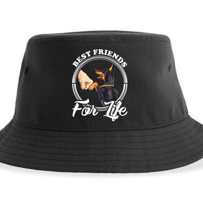 Doberman Pinscher Shirt Funny Doberman Lover Sustainable Bucket Hat