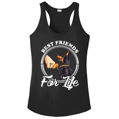 Doberman Pinscher Shirt Funny Doberman Lover Ladies PosiCharge Competitor Racerback Tank