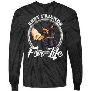 Doberman Pinscher Shirt Funny Doberman Lover Tie-Dye Long Sleeve Shirt