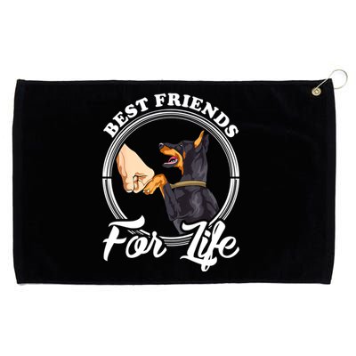 Doberman Pinscher Shirt Funny Doberman Lover Grommeted Golf Towel