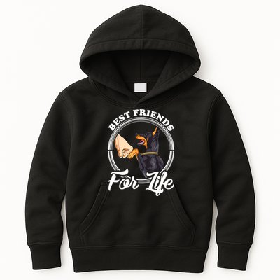 Doberman Pinscher Shirt Funny Doberman Lover Kids Hoodie