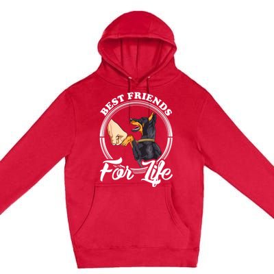 Doberman Pinscher Shirt Funny Doberman Lover Premium Pullover Hoodie