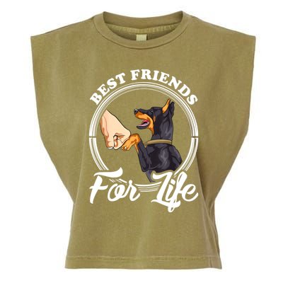 Doberman Pinscher Shirt Funny Doberman Lover Garment-Dyed Women's Muscle Tee