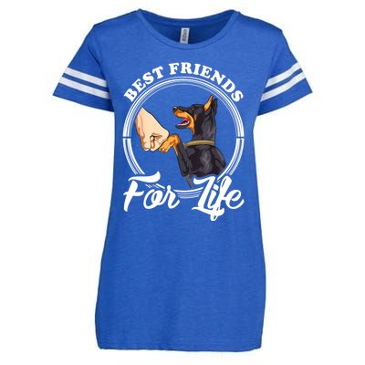 Doberman Pinscher Shirt Funny Doberman Lover Enza Ladies Jersey Football T-Shirt