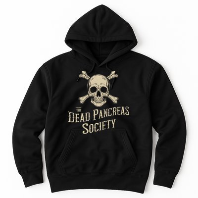 Dead Pancreas Society Skull Type 1 Diabetes T1d Awareness Hoodie