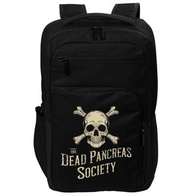 Dead Pancreas Society Skull Type 1 Diabetes T1d Awareness Impact Tech Backpack