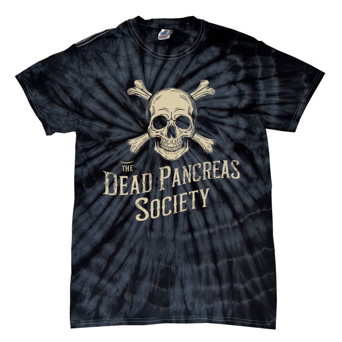 Dead Pancreas Society Skull Type 1 Diabetes T1d Awareness Tie-Dye T-Shirt