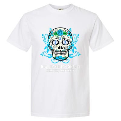 Dead Pancreas Society Funny Diabetes Awareness Sugar Skull Garment-Dyed Heavyweight T-Shirt