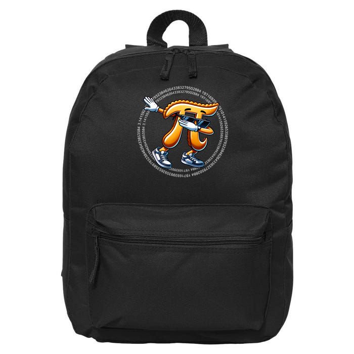 Dabbing Pi Symbol Funny Pi Day Math Joke for Youth 16 in Basic Backpack