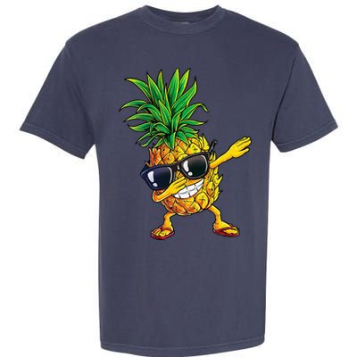 Dabbing Pineapple Sunglasses Aloha Beaches Hawaii Hawaiian Garment-Dyed Heavyweight T-Shirt