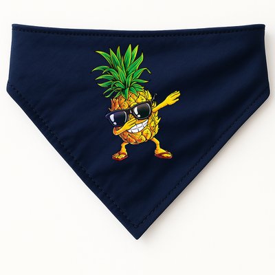 Dabbing Pineapple Sunglasses Aloha Beaches Hawaii Hawaiian USA-Made Doggie Bandana