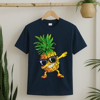 Dabbing Pineapple Sunglasses Aloha Beaches Hawaii Hawaiian T-Shirt