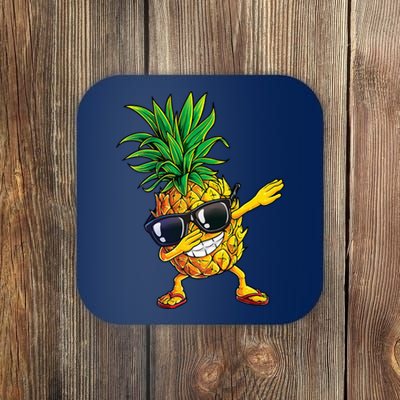 Dabbing Pineapple Sunglasses Aloha Beaches Hawaii Hawaiian Coaster