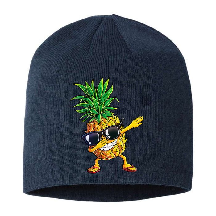Dabbing Pineapple Sunglasses Aloha Beaches Hawaii Hawaiian Sustainable Beanie
