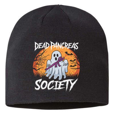 Dead Pancreas Society Diabetes Glucose Ghost Halloween Sustainable Beanie