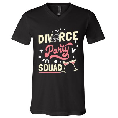 Divorce Party Squad V-Neck T-Shirt