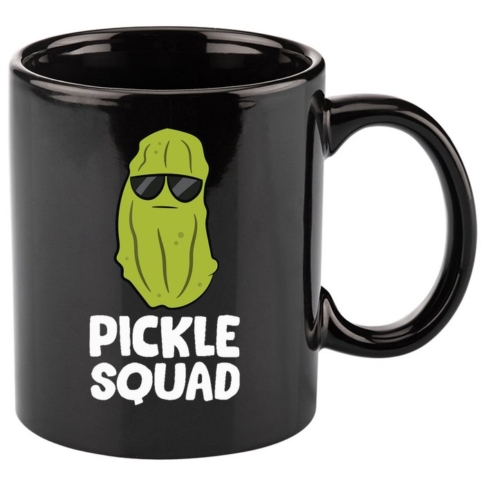 Dill Pickle Squad Pickles Food Team Pickles Love Pickles 11oz C Handle Ceramic Mug