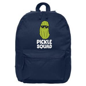 Dill Pickle Squad Pickles Food Team Pickles Love Pickles 16 in Basic Backpack