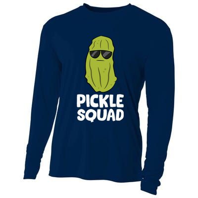 Dill Pickle Squad Pickles Food Team Pickles Love Pickles Cooling Performance Long Sleeve Crew