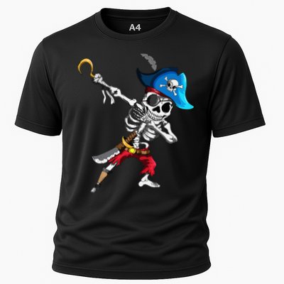 Dabbing Pirates Skeleton Eye Flap Pirate Ship Halloween Performance Shirt