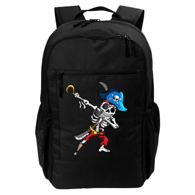 Dabbing Pirates Skeleton Eye Flap Pirate Ship Halloween Backpack