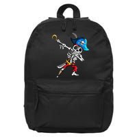 Dabbing Pirates Skeleton Eye Flap Pirate Ship Halloween 16 in Basic Backpack
