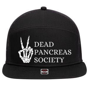 Dead Pancreas Society 7 Panel Mesh Trucker Snapback Hat