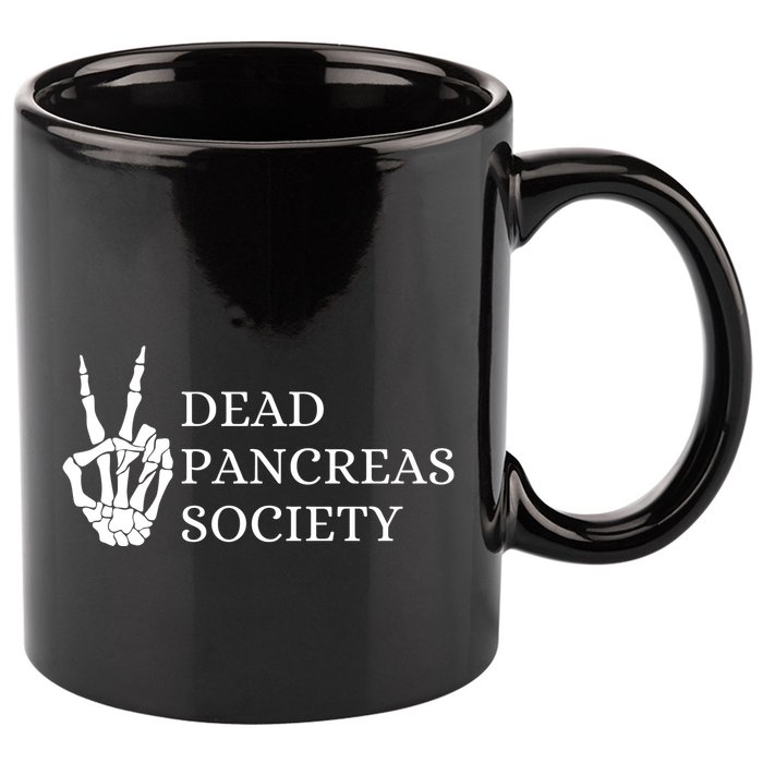 Dead Pancreas Society 11oz C Handle Ceramic Mug