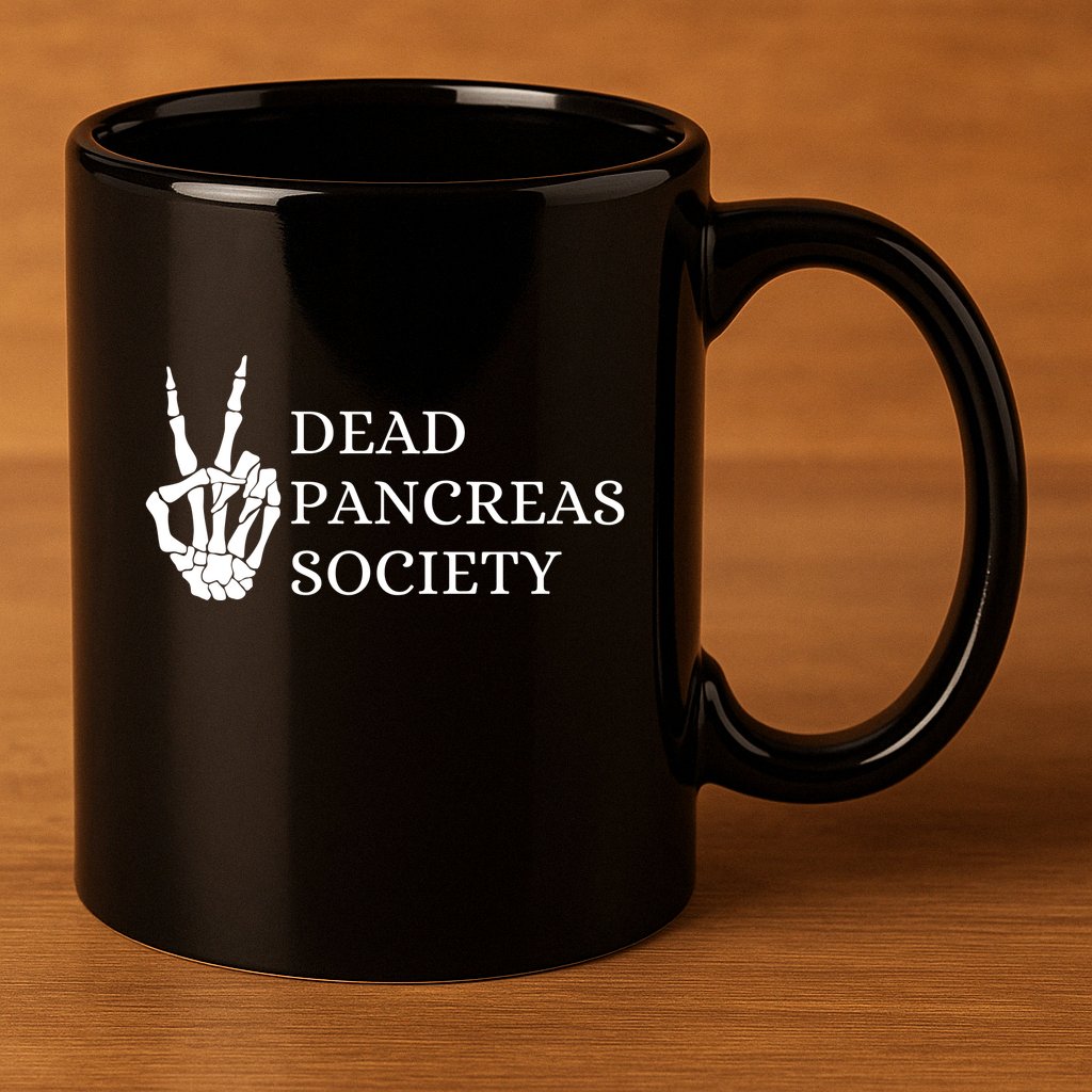 Dead Pancreas Society 11oz C Handle Ceramic Mug