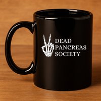 Dead Pancreas Society 11oz C Handle Ceramic Mug