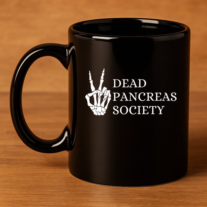 Dead Pancreas Society 11oz C Handle Ceramic Mug