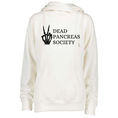 Dead Pancreas Society Womens Funnel Neck Pullover Hood