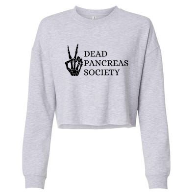 Dead Pancreas Society Cropped Pullover Crew