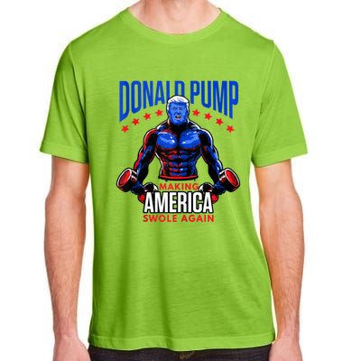 Donald Pump Swole America Trump Weight Lifting Gym Fitness Adult ChromaSoft Performance T-Shirt