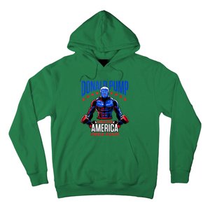 Donald Pump Swole America Trump Weight Lifting Gym Fitness Hoodie