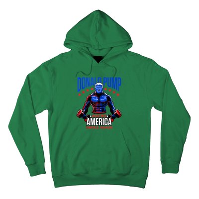 Donald Pump Swole America Trump Weight Lifting Gym Fitness Hoodie