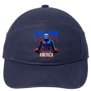 Donald Pump Swole America Trump Weight Lifting Gym Fitness 7-Panel Snapback Hat