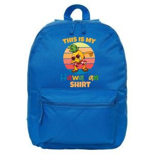 Dabbing Pineapple Sunglasses Boys This Is My Hawaiian Gift 16 in Basic Backpack