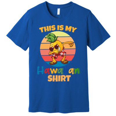 Dabbing Pineapple Sunglasses Boys This Is My Hawaiian Gift Premium T-Shirt