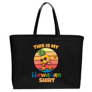 Dabbing Pineapple Sunglasses Boys This Is My Hawaiian Gift Cotton Canvas Jumbo Tote