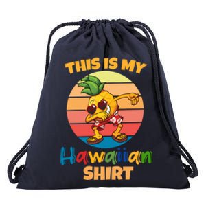 Dabbing Pineapple Sunglasses Boys This Is My Hawaiian Gift Drawstring Bag