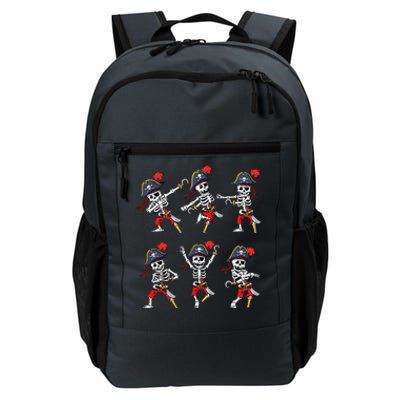 Dancing Pirate Skeletons Dance Challenge Halloween Daily Commute Backpack