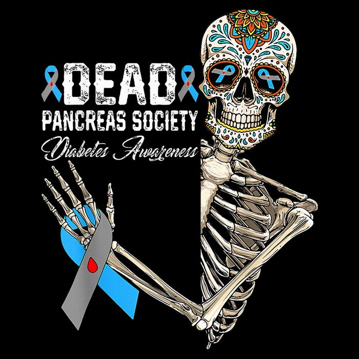 Dead Pancreas Society Diabetes Awareness Day Sugar Skeleton Backpack