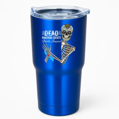 Dead Pancreas Society Diabetes Awareness Day Sugar Skeleton Tumbler